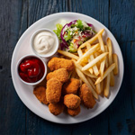 Gaziköşk Taste of Gaziantep Kinder Chicken Nuggets + Pommes